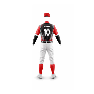 Ensemble d'uniformes de baseball personnalisés imprimés par sublimation, 100% polyester respirant, anti-UV, séchage rapide, évacuation de l'humidité, unisexe adulte ANAX - Product Image 5