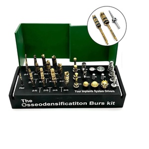 TULSA INSTRUMENTS Kit de Fresas para Osteodensificación de Implantes Dentales TAI-1405 Manual con Certificación CE - Product Image 1