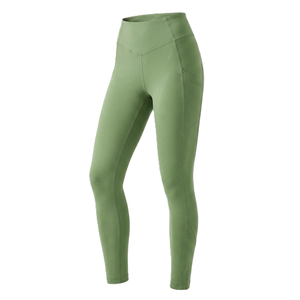 High Waist <b>Leggings</b> <b>with</b> <b>Pocket</b> Stretch Full Length Knitted Spandex Polyester Breathable Quick Dry Women's Activewear - Product Image 3