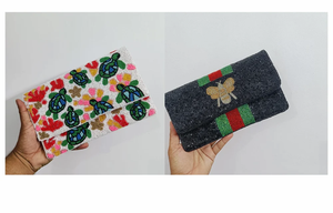 Sac à main de luxe pour mariée avec broderie miroir, idéal pour les soirées et la collection de tenues ethniques - Product Image 3