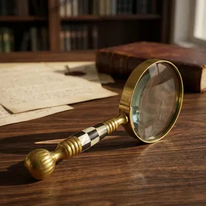 Loupe Antique Vintage avec Poignée en Nacre, pour la Lecture de Cartes, Décoration de Bureau, Cadeau, Objets de Collection, Lentille - Product Image 6