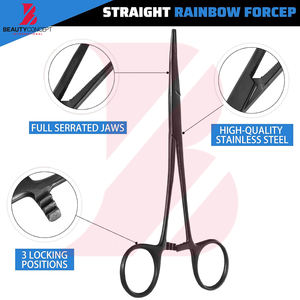 Pinzas Hemostáticas Curvas Antideslizantes y Duraderas de Alta Calidad, Instrumentos Quirúrgicos Reutilizables, Pinzas Kelly - Product Image 2