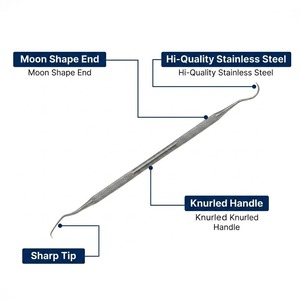 Sondes d'exploration dentaire, outils de diagnostic, acier inoxydable de haute qualité, réutilisables, autoclavables, CE, usage hospitalier - Product Image 2