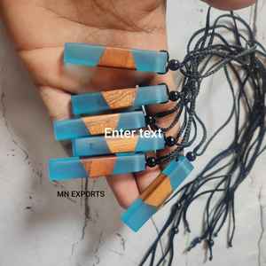 Collares de Resina y Madera Hechos a Mano, Joyería Vintage para Regalos, por MN EXPORTS - Product Image 6