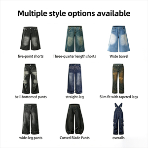 Venta Directa de Fábrica: Shorts de Mezclilla para Hombre, Corte Bootcut, Cintura Media, de Secado Rápido, Estilo Vintage, a la Moda, Personalizados para Invierno - Product Image 4