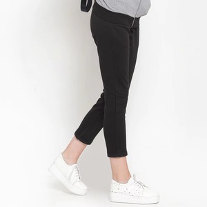 Conjunto Deportivo Casual de 2 Piezas para Mujer, Sudadera sin Mangas con Cierre y Bolsillos, Gris y Negro, Tejido de Spandex/Nylon, Corte Regular, Secado Rápido - Product Image 4