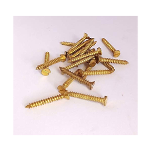 Brass CH Cheese Head Screws with Nickel Plated Finish High Performance <b>Fasteners</b> for Electrical Fittings and Hardware Use - Product Image 4