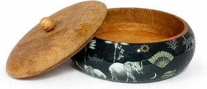 Premium Rustic Wooden Chapati Hotpot <b>Box</b> Roti Storage <b>Container</b> Handmade Eco Friendly Kitchen Serving Food Warmer <b>Box</b> - Product Image 2