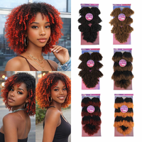 Lot de tissages de cheveux synthétiques super doux 6+1 avec closure, vente en gros Afrique du Sud