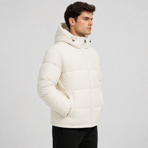 <b>Men's</b> Lightweight <b>Packable</b> Puffer <b>Jacket</b> <b>Waterproof</b> Winter Hood <b>Jacket</b> Custom <b>Packable</b> Quilted Puffer <b>Jacket</b> With Storage Pouch - Product Image 4