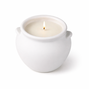 Portavelas de Cerámica Minimalista, de Una Sola Mecha, Larga Duración, Acabado Natural, Textura Suave y Duradera, Decoración Elegante para el Hogar, Opción de Regalo - Product Image 2