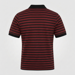 เสื้อโปโลผู้ชายทรงหลวม แขนสั้น ระบายอากาศได้ดี สีพื้น ดีไซน์โดดเด่น - Product Image 2