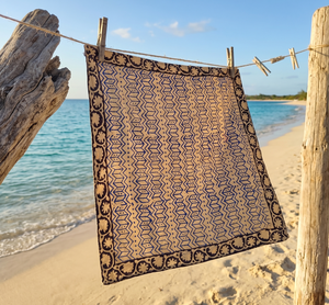 Pañuelo bandana de algodón 100% con estampado floral hecho a mano para mujer, pañuelo suave para la cabeza, pañuelo para el cuello, pañuelo bohemio para el cabello - Product Image 3