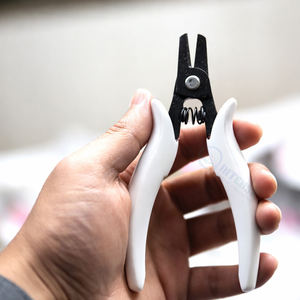 Pince à découper les liens de kératine à prix d'usine, avec ressort d'ouverture pour extensions capillaires micro-nano, outils professionnels pour salon de coiffure - Product Image 3