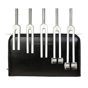 Instruments de test de vibration, jeu de diapasons pondérés C128 256 512 1024 2048 pour diagnostic et thérapie sonore, vente en gros - Product Image 4