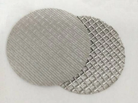 Filter Spinneret Mesh Halus untuk Filtrasi Serat Cair, Filter Disc Spin Pack Baja Tahan Karat untuk Pemintalan Polyester PET PP Nylon