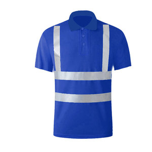 OEM Workwear Quick Dry Hi Vis Safety T-Shirt Reflective Stripes Work Traffic Construction High Visibility Durable Safety Apparel - Product Image 4