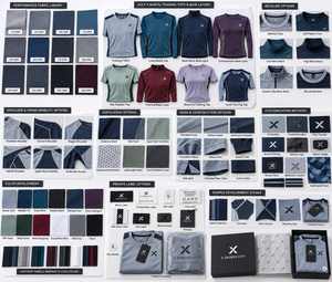 Golf T-Shirts, Training Tops & <b>Base</b> <b>Layers</b> Golf Clothing | Grey Six Color Variations | OEM ODM Manufacturer | X Sport City | - Product Image 6