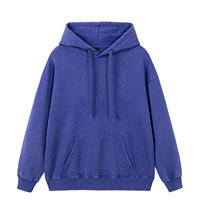 Sweat-shirts pour hommes en coton 100% de haute qualité, lavés à l'acide, coupe régulière, en molleton, séchage rapide, respirant, écologiques, OEM, vêtements décontractés