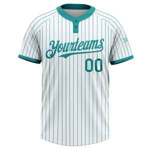 Maillot de softball OEM à deux boutons et manches courtes, 100 % polyester respirant, personnalisable, unisexe, pour clubs sportifs - Product Image 6