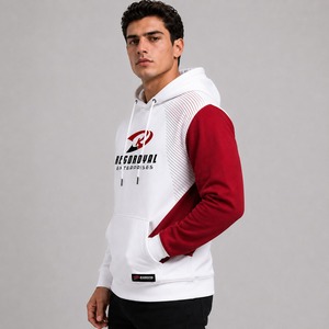 Sweat-shirt à capuche élégant pour homme, en polaire confortable, tissu durable, capuche réglable, poignets côtelés, idéal pour l'entraînement, les voyages en plein air - Product Image 5