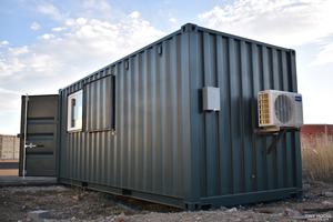 Studio de bureau en conteneur maritime, se transforme facilement en mini-maison entièrement fonctionnelle. LIVRAISON GRATUITE À TOUTES LES RÉGIONS. - Product Image 1