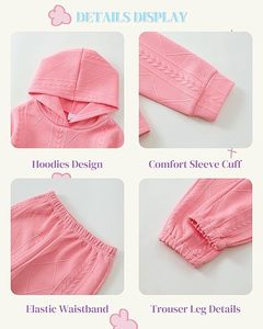 Conjunto de Dos Piezas de Algodón de Alta Calidad para Niños, Chándal Informal a la Moda, Estilo Urbano, Estampado de Dibujos Animados, Transpirable y Suave - Product Image 5