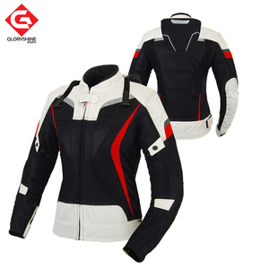 Chaquetas de Motocross Unisex al por Mayor, Material de Cuero con Rejilla, Transpirables, Resistentes al Viento, Tallas Grandes, Chaqueta Protectora para Motociclismo - Product Image 4