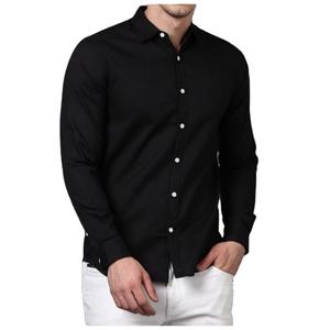 Chemise de cérémonie personnalisée à prix réduit Chemise officielle Drees de haute qualité à manches longues Service OEM à bas quantité minimale de commande Coton respirant - Product Image 3