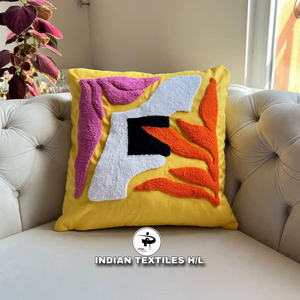 Custom Handmade Indian Cotton Luxury Woven Tufted <b>Sofa</b> Cushion <b>Cover</b> Household Pillow Cases Eco-Friendly Custom OEM Wholesale - Product Image 1