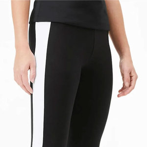 High Waist Seamless Reflective Breathable Yoga <b>Leggings</b> Full Length Solid Color Pockets Four-Way Stretch Spandex/<b>Nylon</b> 220g - Product Image 4
