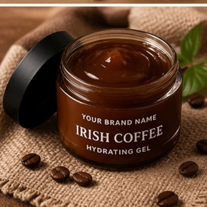 Coffee Infused <b>Face</b> Gel Lightweight Hydrating Moisturizer Skin Care Private Label OEM Bulk - Product Image 2