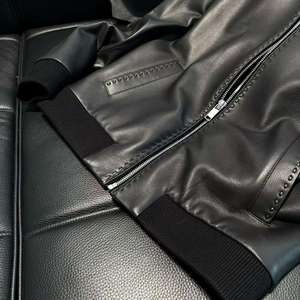 Affordable Cheap <b>Leather</b> <b>Jacket</b> for Sale Classic Motorcycle Fashion Outerwear Custom Made Wholesale Factory Direct Export - Product Image 3