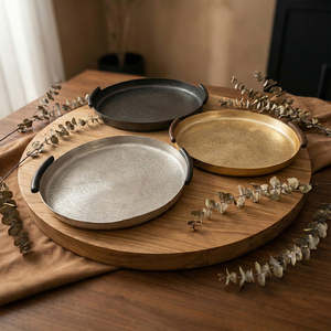 Best Quality Handmade Eco-Friendly Eid Serving Tray Dates Fruits Platter Tableware Elegant Decorative Tray Majlis Food Catering - Product Image 5