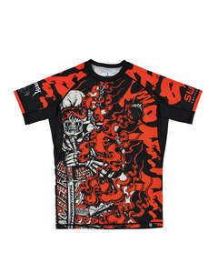 Rashguard MMA personnalisé, haut de compression BJJ Jiu Jitsu, séchage rapide, extensible, pour entraînement sportif et grappling - Product Image 6