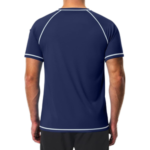 Camiseta de Manga Corta Verde Claro para Hombre, Protección Solar, Secado Rápido, Transpirable, Spandex/Poliéster, Compresión para Adultos, UPF50+, Ecológica - Product Image 4