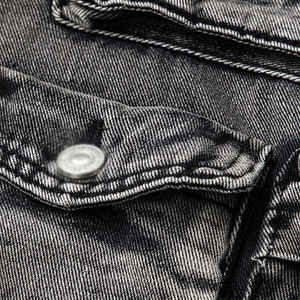 Pantalones de Mezclilla para Hombre, Estilo Workwear, con Múltiples Bolsillos, Duraderos, Casuales, Utilitarios, de Corte Holgado, Estilo Urbano - Product Image 5