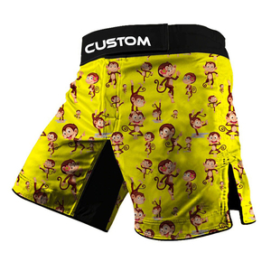 Pantalones Cortos de Boxeo MMA Profesionales para Entrenamiento de Competición, Ligeros, con Logotipo Personalizado, Unisex, 220g, Spandex/Poliéster, Transpirables, de Secado Rápido - Product Image 6