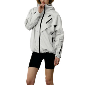 Veste coupe-vent à capuche de qualité supérieure unisexe, imperméable, pour l'extérieur, avec fermeture éclair, patchwork, vêtements techniques personnalisés, fabricant de vestes pour hommes OEM, USA - Product Image 4