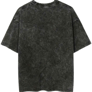 Escena nocturna embrujada Camiseta de manga larga con corte láser para Halloween Lavado vintage Ropa de calle de gran tamaño - Product Image 6