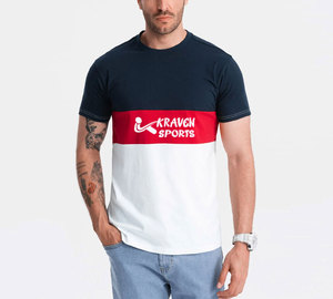 ออกแบบโลโก้ของคุณเอง โรงงานผลิตเสื้อยืดคุณภาพสูงสำหรับผู้ชาย คอกลม เสื้อยืดผู้ชายสั่งทำพิเศษ - Product Image 1