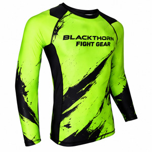 Camiseta de Compresión de Manga Larga para Hombre, Personalizada, de Secado Rápido, con Logotipo Frontal, en Spandex y Poliéster - Product Image 3