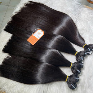 Fournisseur de gros d'extensions de cheveux vietnamiens à double tirage 12A Grade 100% Cheveux humains vierges naturels à cuticule alignée - Product Image 1