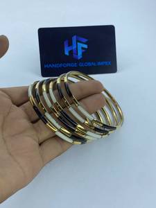 Artisan <b>Resin</b> Brass Adjustable Cuff Bangles Women's Ethnic Party Colorful Wholesale Exporter Manufacturer - Product Image 5