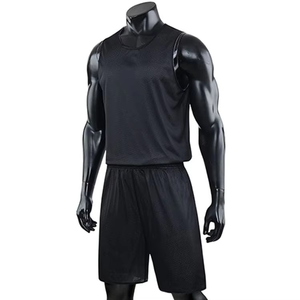 Reversible Basketball Uniform Set Double Sided Breathable Quick Dry Mesh Jersey Shorts Custom Team Sportswear - Product Image 4