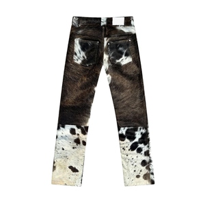 Adventure Driven Genuine Leather <b>Trousers</b> Mens Hair On Pent Premium Lifestyle Fashion Piece For Men - Product Image 2