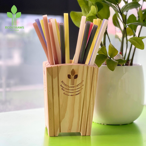 Bouteille d'eau jetable de vente chaude avec paille de riz Ecostraws Vietnam boîte en carton d'approvisionnement en vrac pour les fêtes échantillon gratuit disponible - Product Image 2