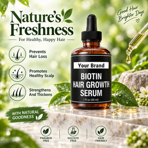 Fabricante de Suero para el Crecimiento del Cabello con Biotina de Marca Privada - Product Image 2