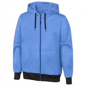 New High Quality <b>Zip</b> <b>Up</b> Streetwear Hip Hop Sweatshirt Men Zipper Hoodie Color Block Sportswear Full <b>Zip</b> Slim Fit Training - Product Image 3