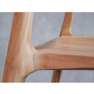 Sillas de comedor de madera de teca maciza para hoteles, villas, restaurantes, resorts, venta al por mayor personalizada - Product Image 3